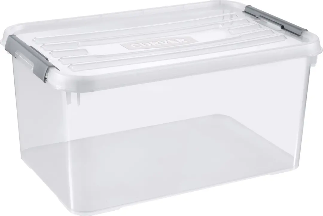 Curver Handy+ Opbergbox 35L - 3 Stuks Transparant
