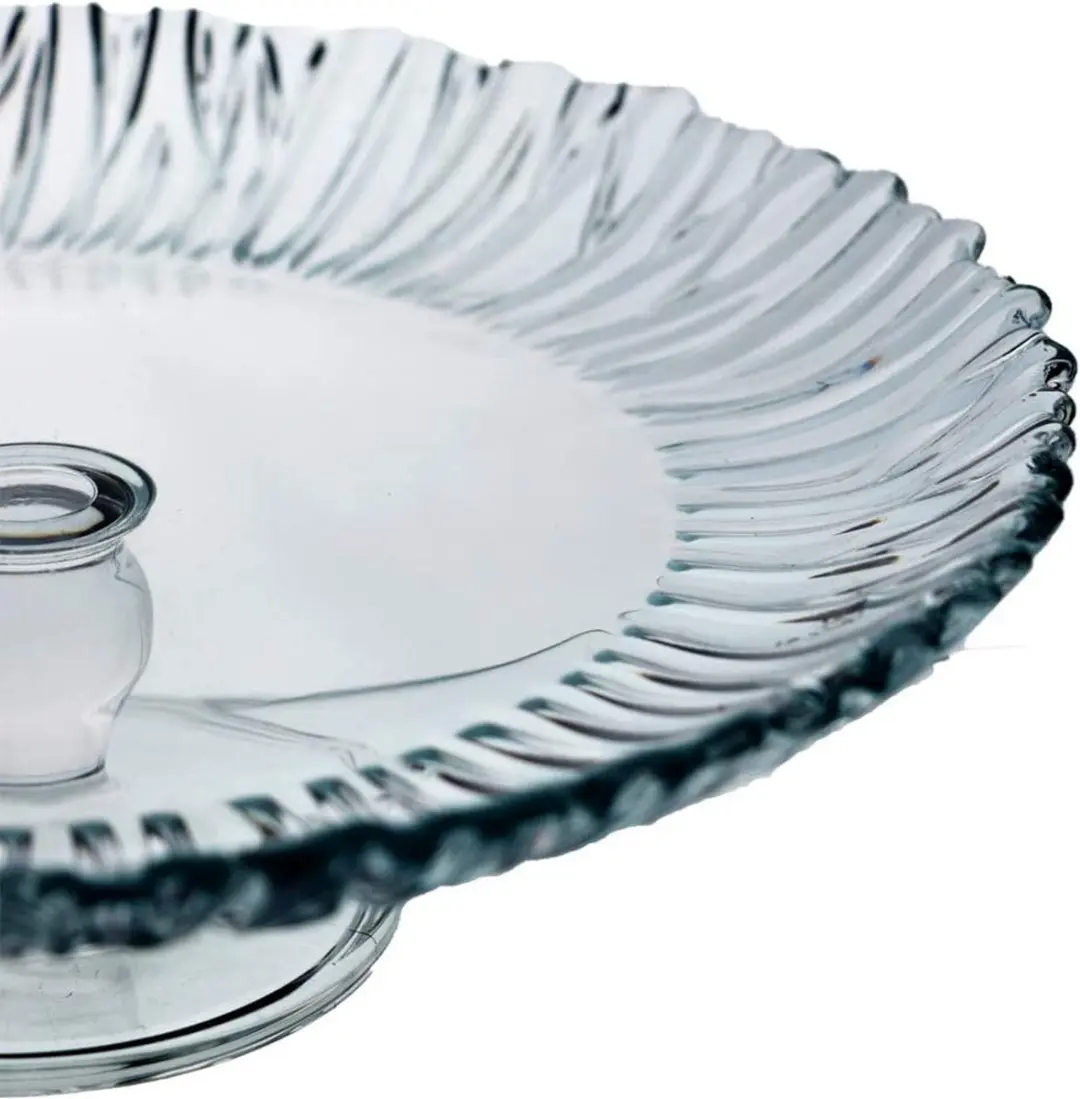 Pasabahce Aurora Taartplateau 31,5 cm - Transparant