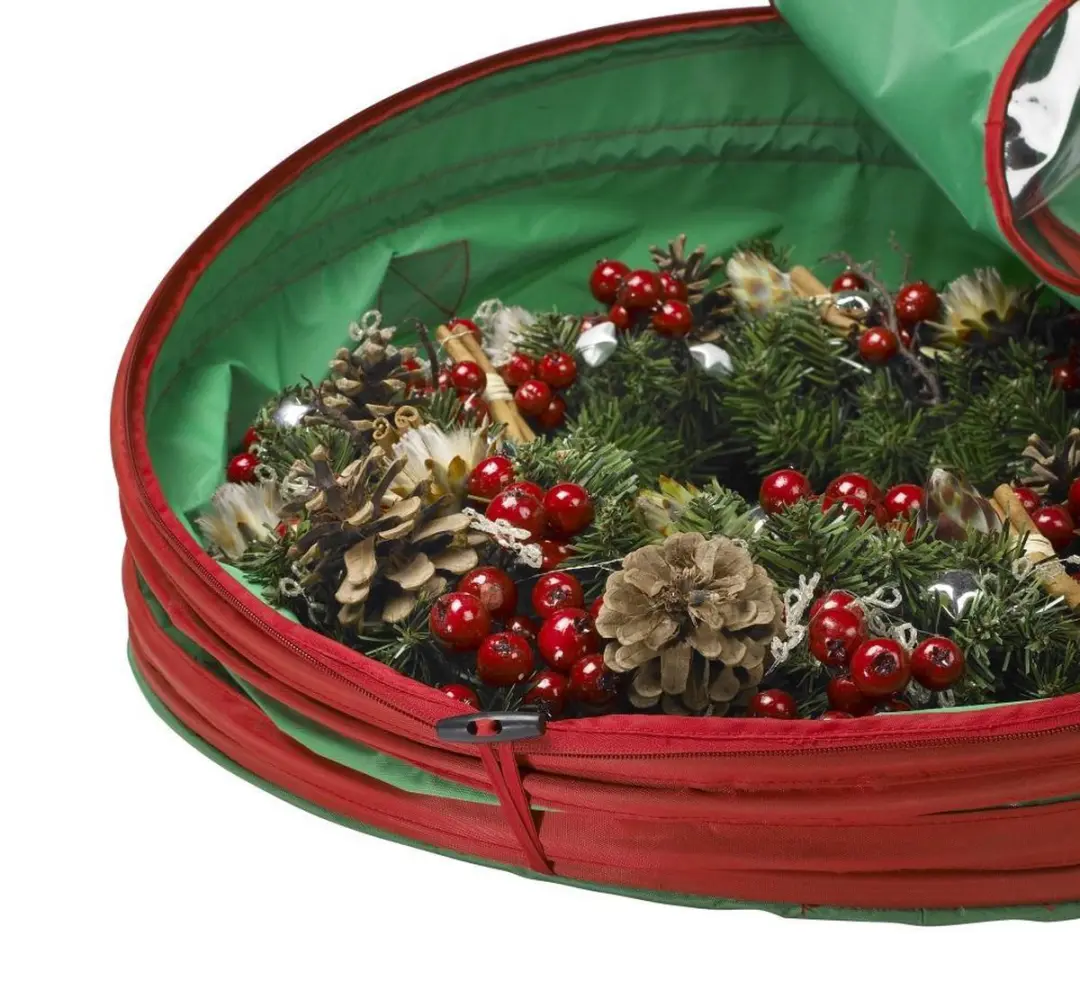 Sunware Kersttas voor grote krans Ø600mm - 36L - Groen - afbeelding 5 van 5