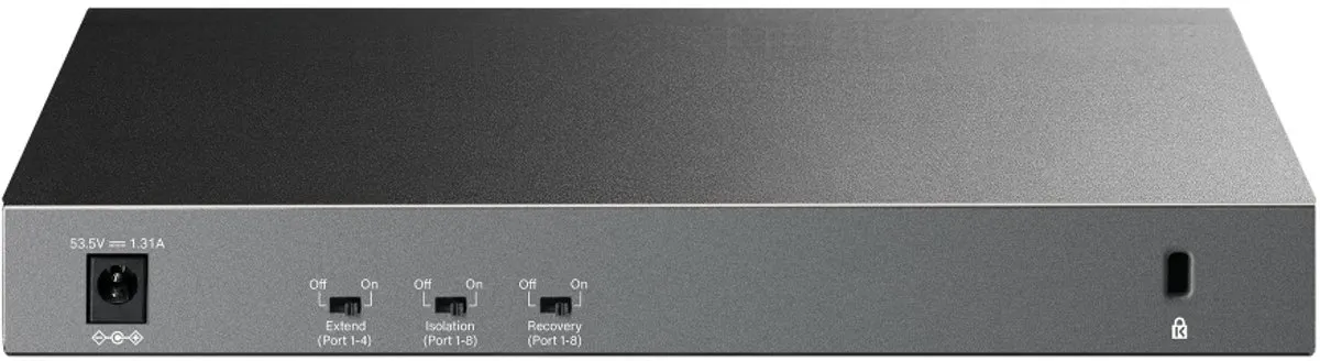 TP-Link LS1210GP PoE Switch - 8 PoE-poorten 61W - 9x 1Gbps