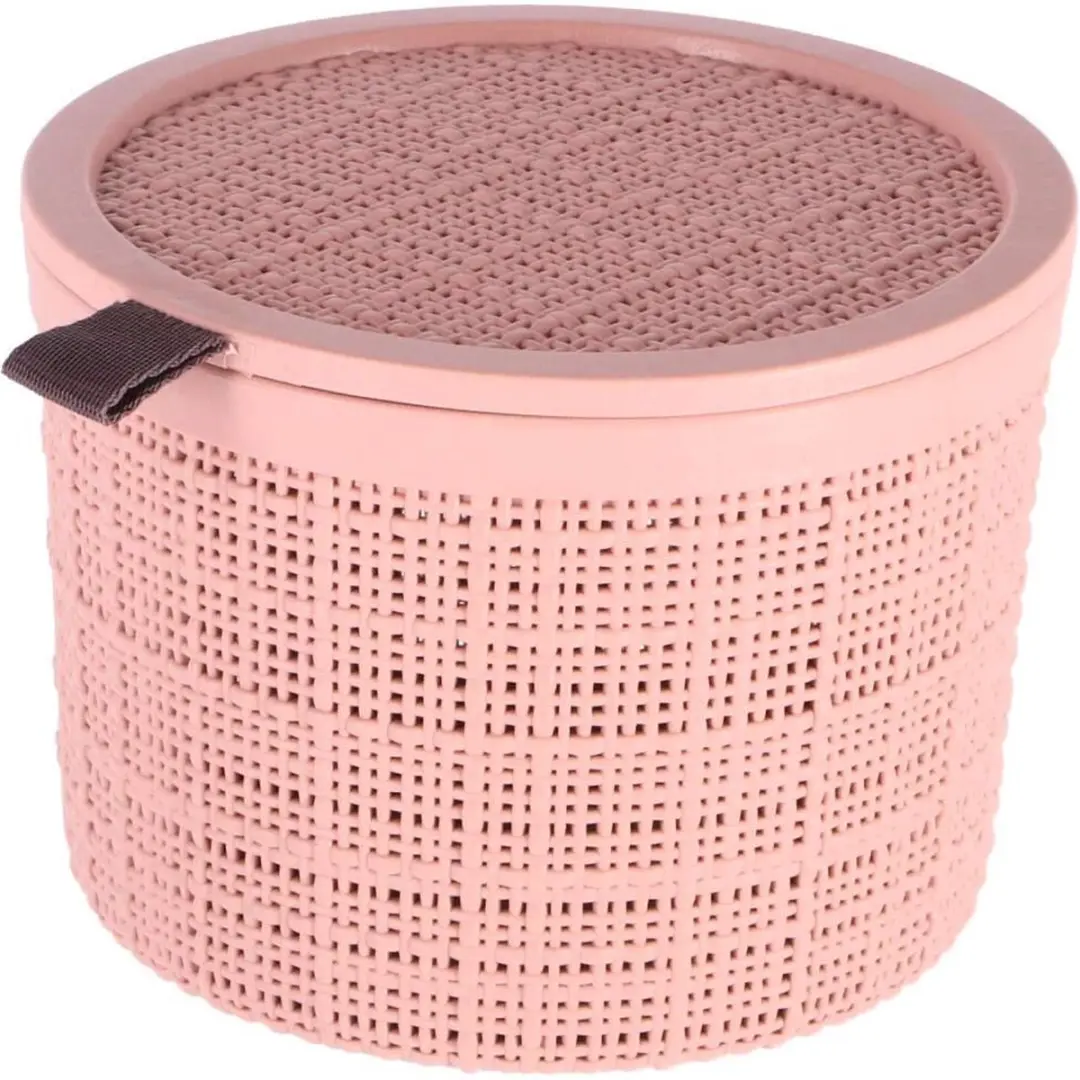 Curver Opbergmand Jute-Look Rond 150cm - Roze