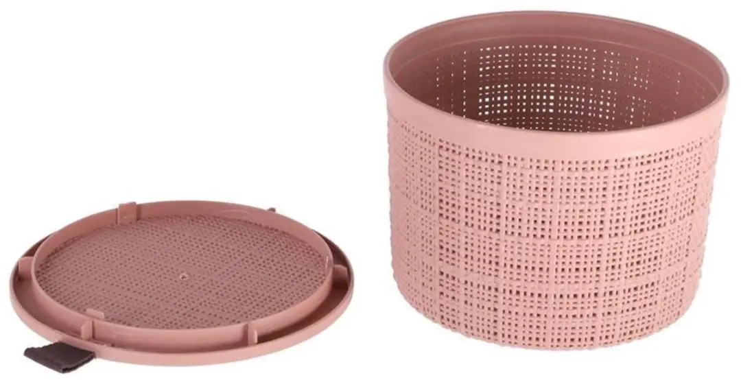 Curver Opbergmand Jute-Look Rond 150cm - Roze