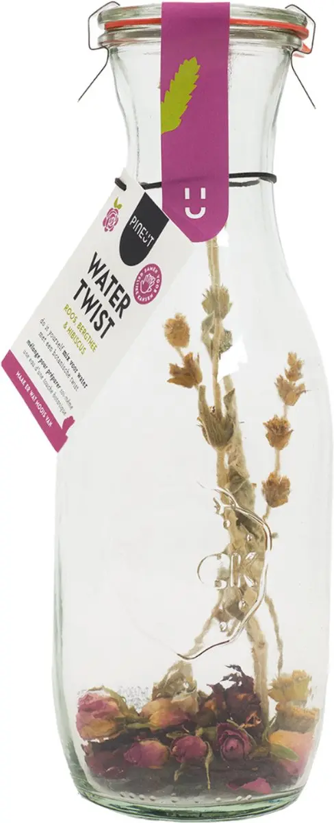 Pineut Watertwist Tafelwaterkan Glas 1L