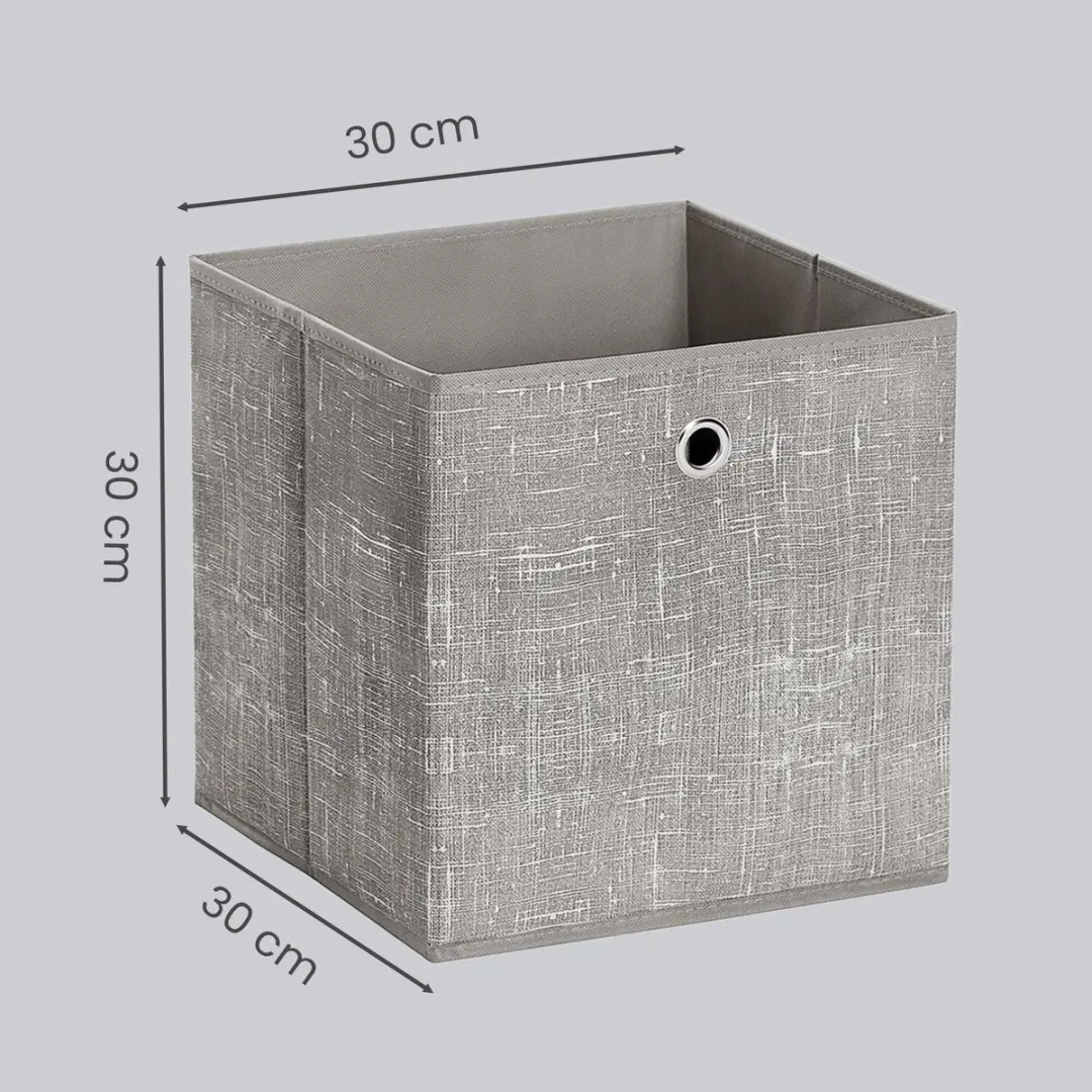 Songmics Opbergbox Taupe - 6 Stuks 27L - afbeelding 6 van 6