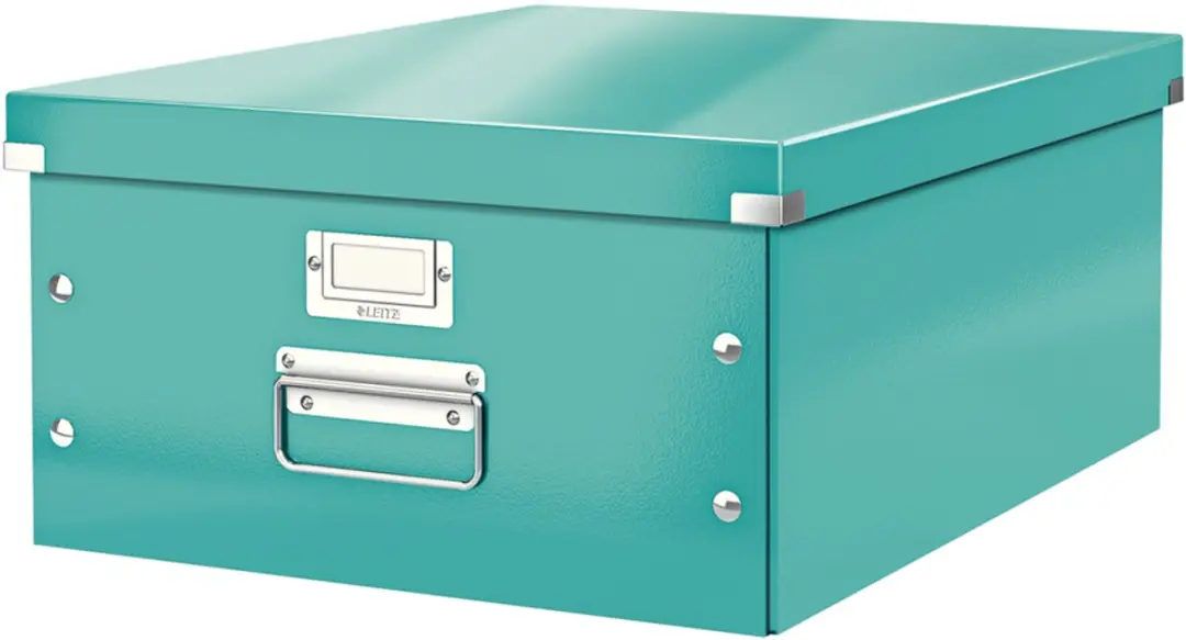 Leitz WOW Click & Store Opbergdoos A3 - 29L - IJsblauw - afbeelding 6 van 6