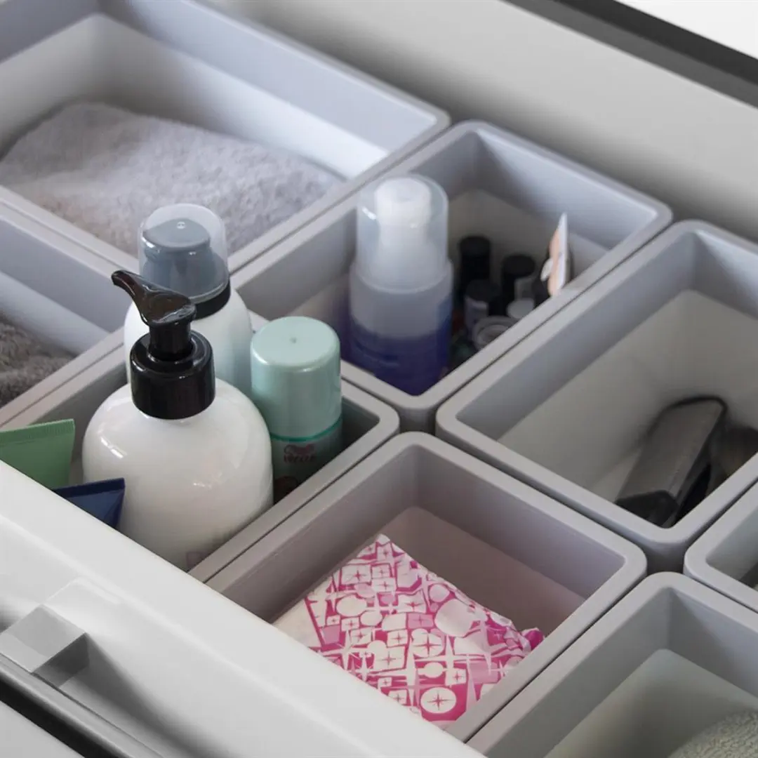 Sunware Sigma Home Organiser 3,3L - Wit/Grijs - afbeelding 6 van 6
