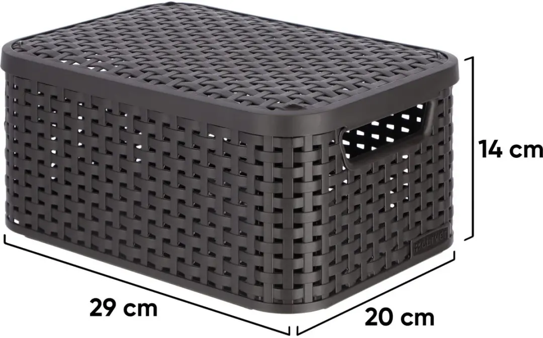 Curver Style Mandje 6L - Donkerbruin - afbeelding 6 van 6