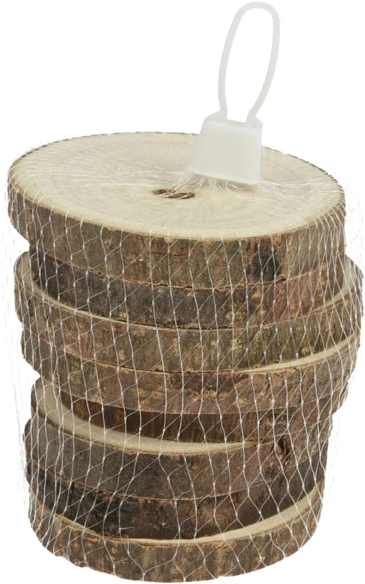 Excellent Houseware Houten Glazen Onderzetters 8cm