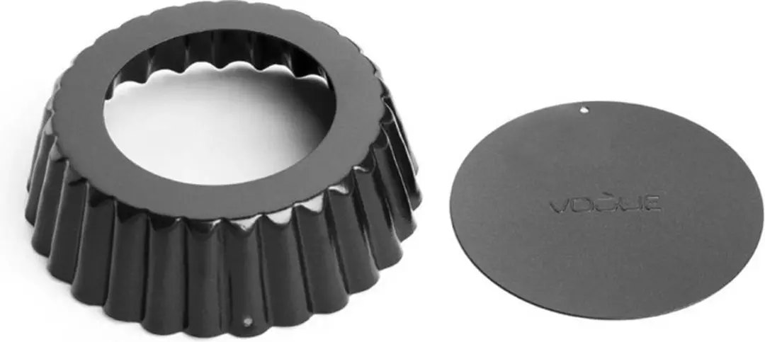 Vogue geplooide diepe anti-kleef quichevorm 10cm