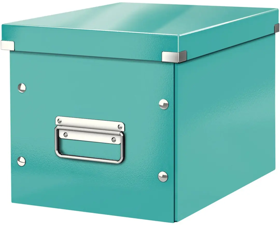 Leitz Wow Click & Store Kubus Opbergdoos 30L - Blauw