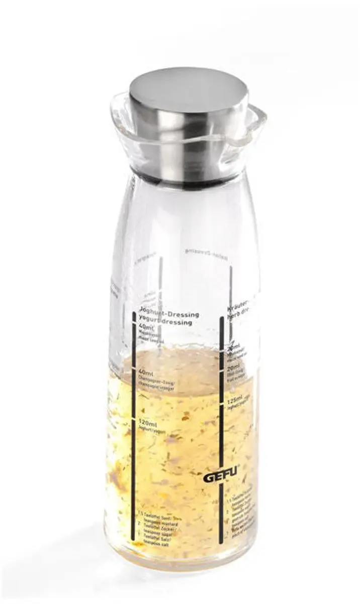 GEFU MIX Dressingshaker 350ml - Glas/RVS - afbeelding 6 van 6