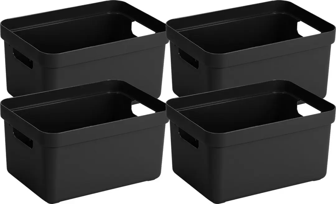 Bellatio Design Sunware Sigma Opbergbox - 5 Stuks - 5L - Zwart