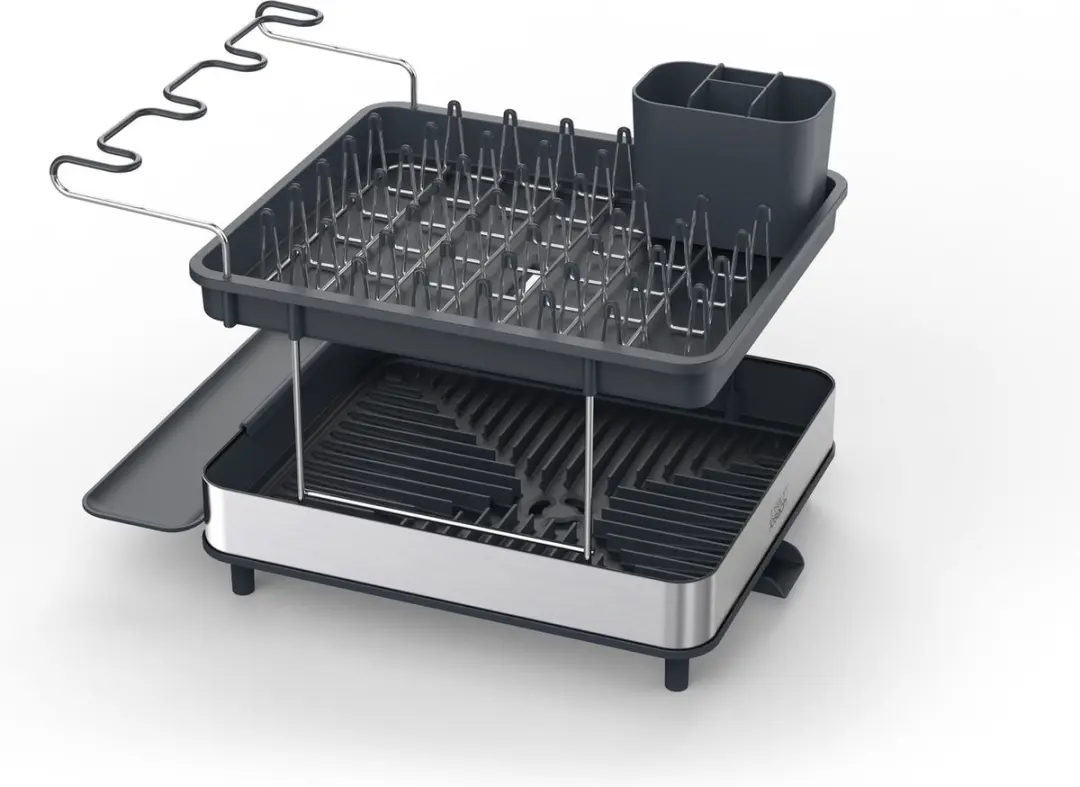 Joseph Joseph Excel 2-Laags RVS Afdruiprek - Zilver