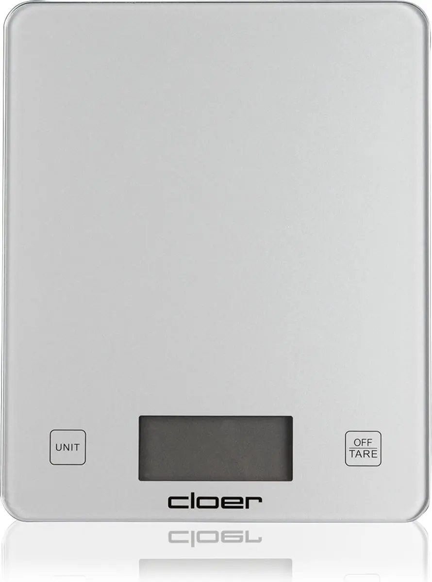Cloer 6871 Keukenweegschaal - 10 kg - Wit