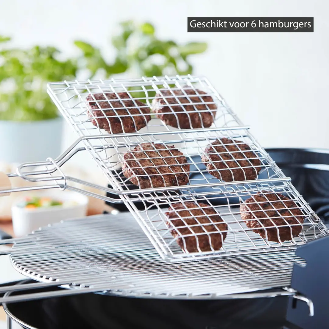 Barbecook BC-ACC-7104 Hamburgergrill Klemrooster - 6 Stuks - Chroom