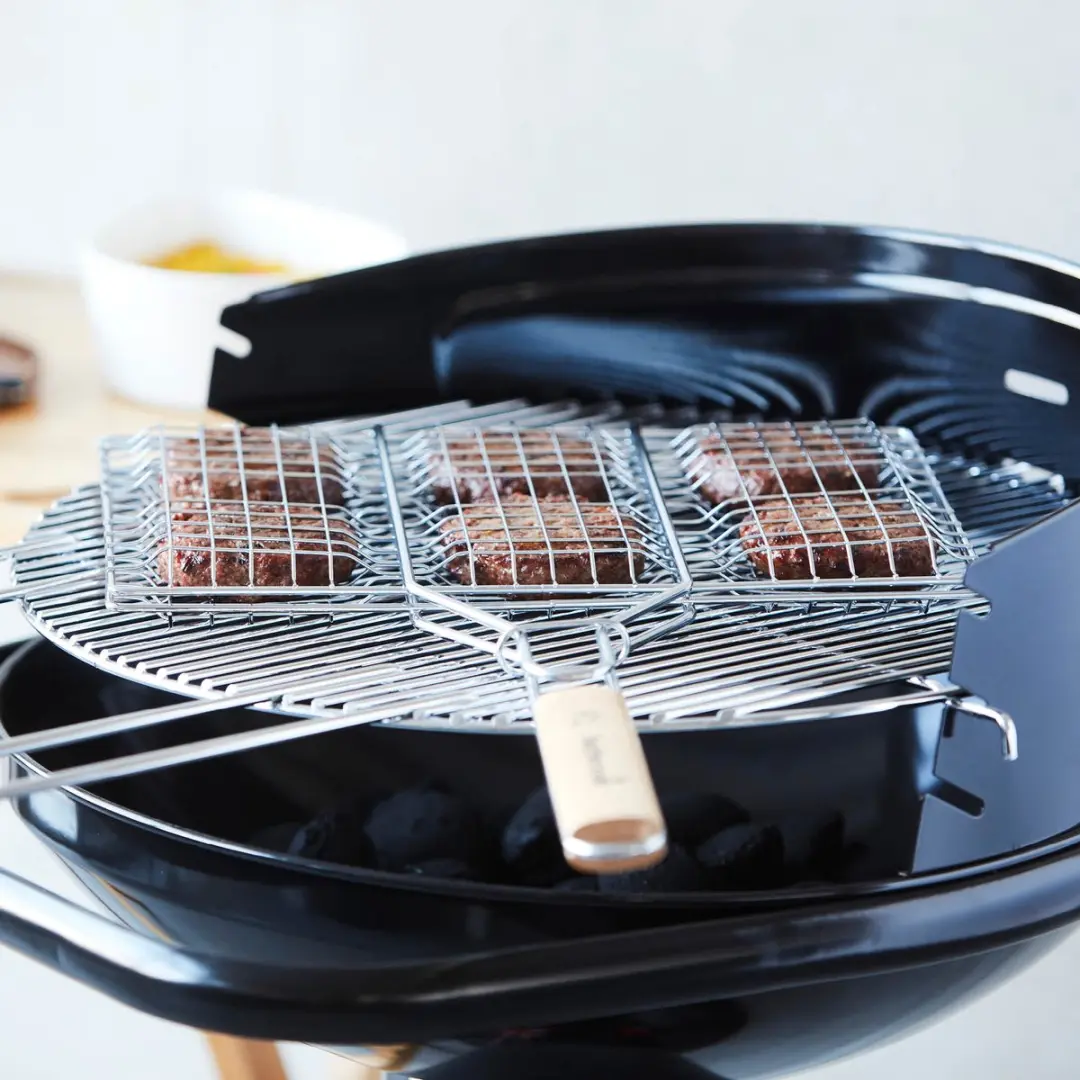 Barbecook BC-ACC-7104 Hamburgergrill Klemrooster - 6 Stuks - Chroom - afbeelding 6 van 6