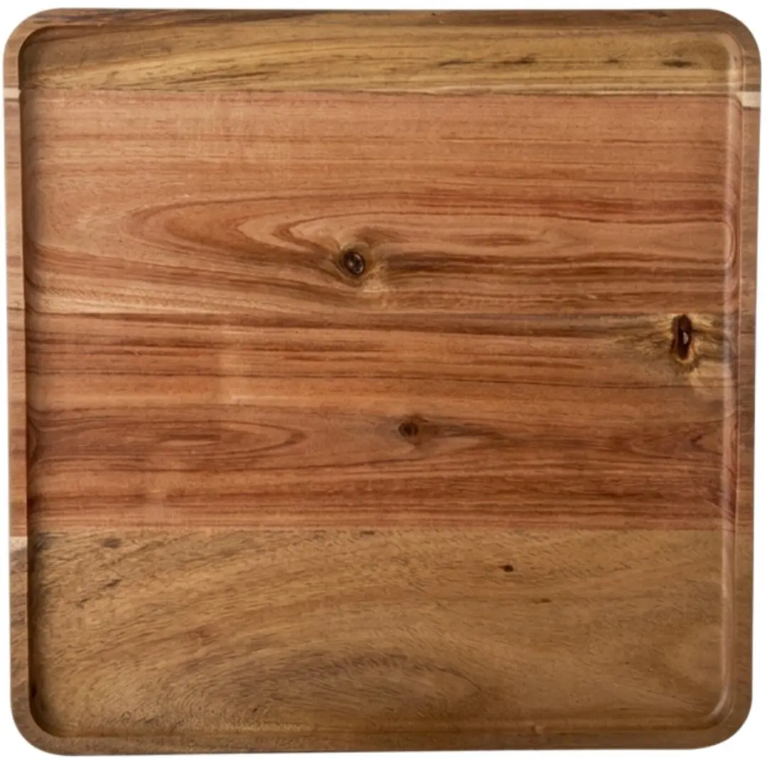 Cosy&Trendy Houten Dienblad 26x26cm - 2 Stuks