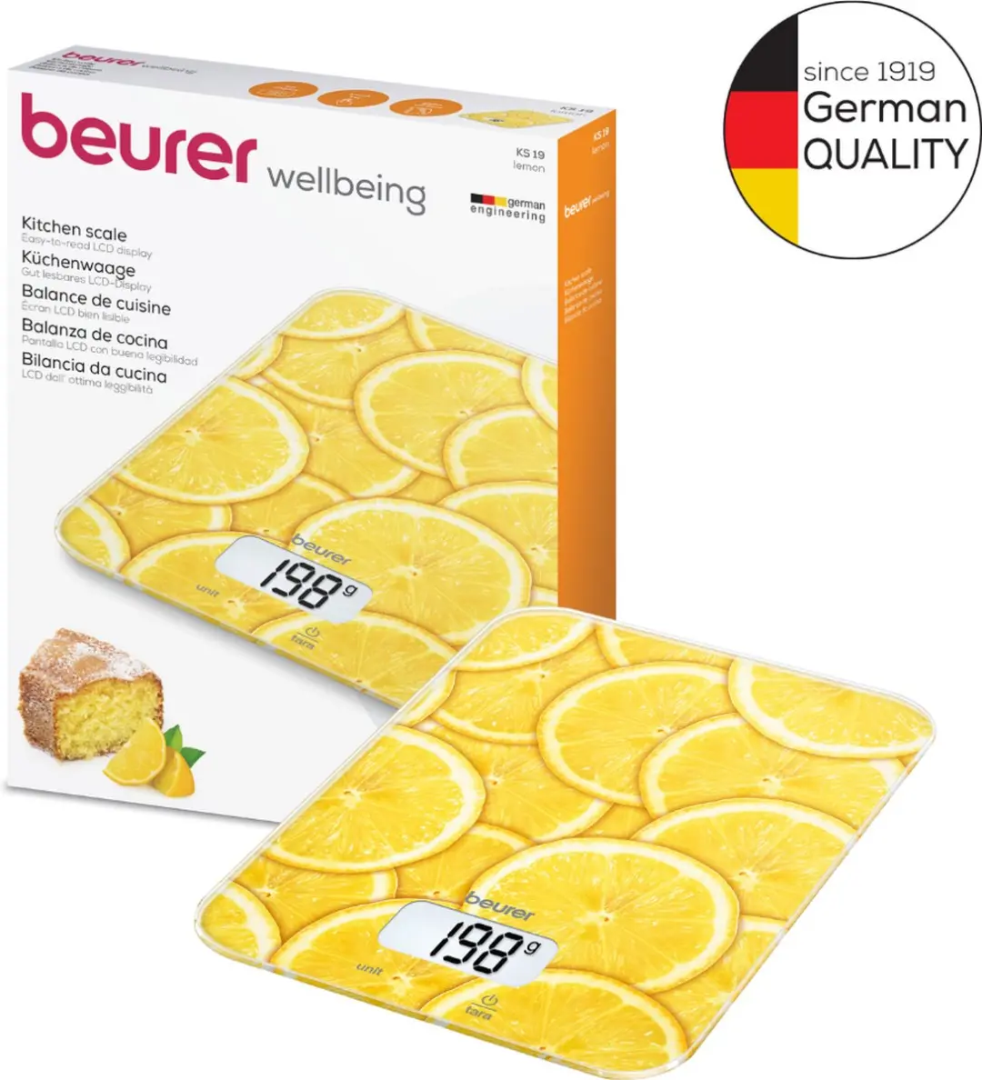 Beurer KS 19 Lemon Keukenweegschaal