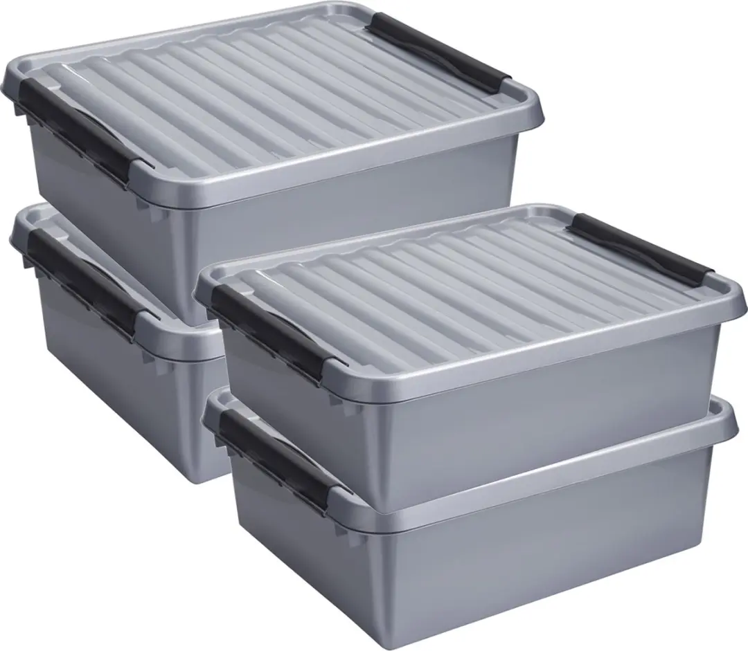 Sunware Opbergboxen 4 Stuks