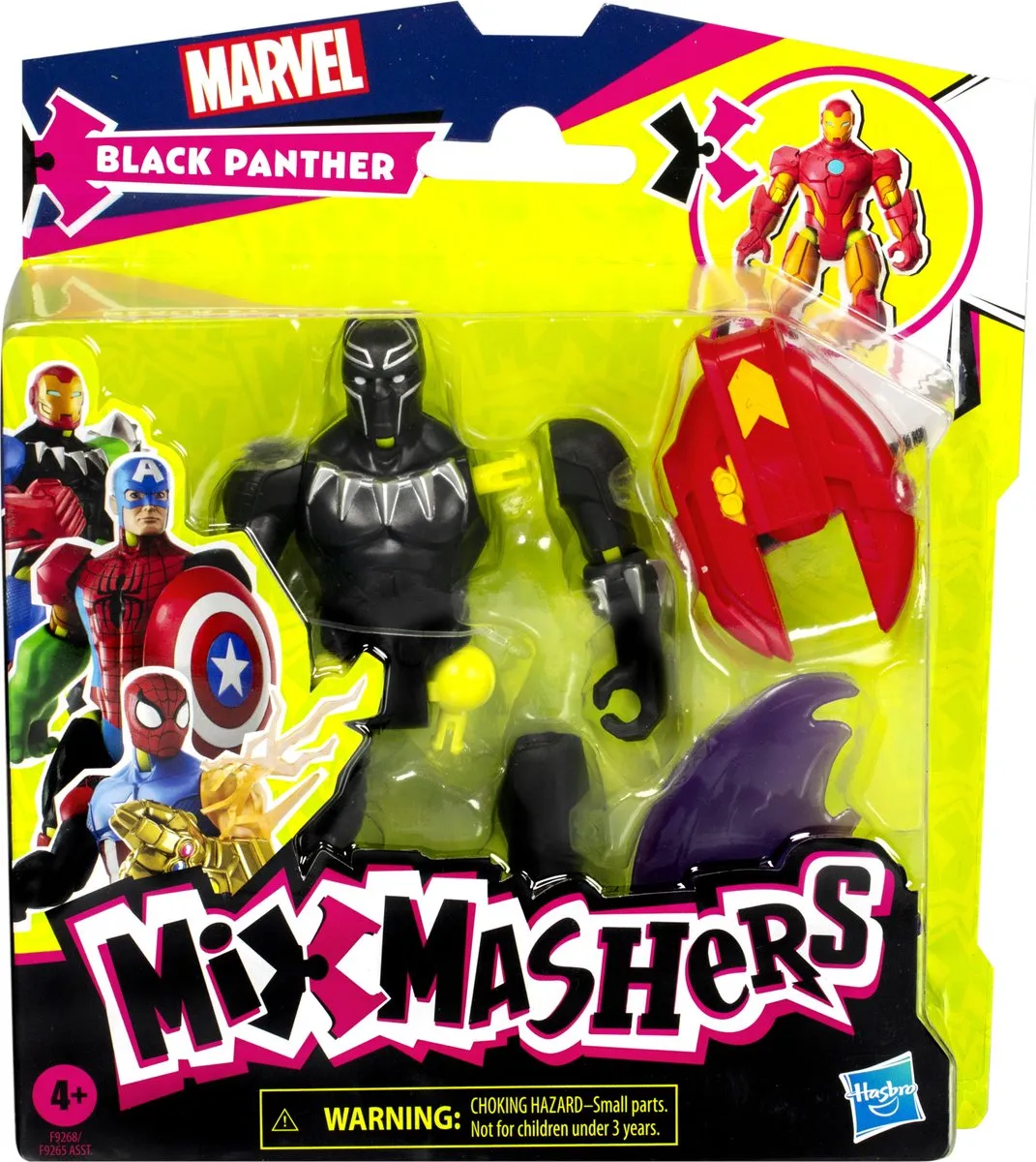 Hasbro MixMashers Marvel Avengers Black Panther Actiefiguur F92685X0