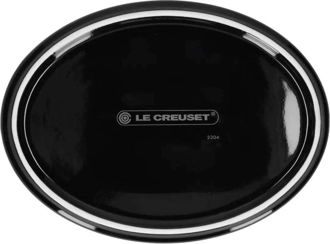 Le Creuset Lepelhouder Ovaal 15cm - Zwart