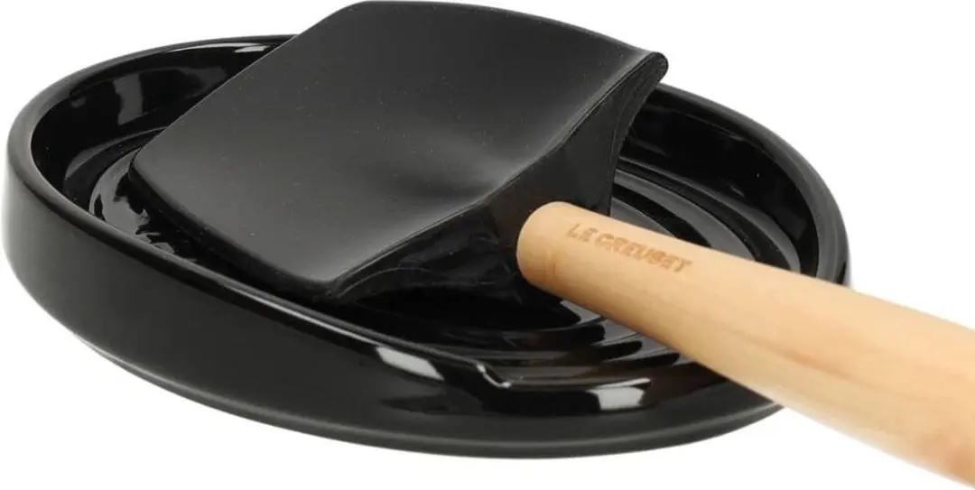 Le Creuset Lepelhouder Ovaal 15cm - Zwart