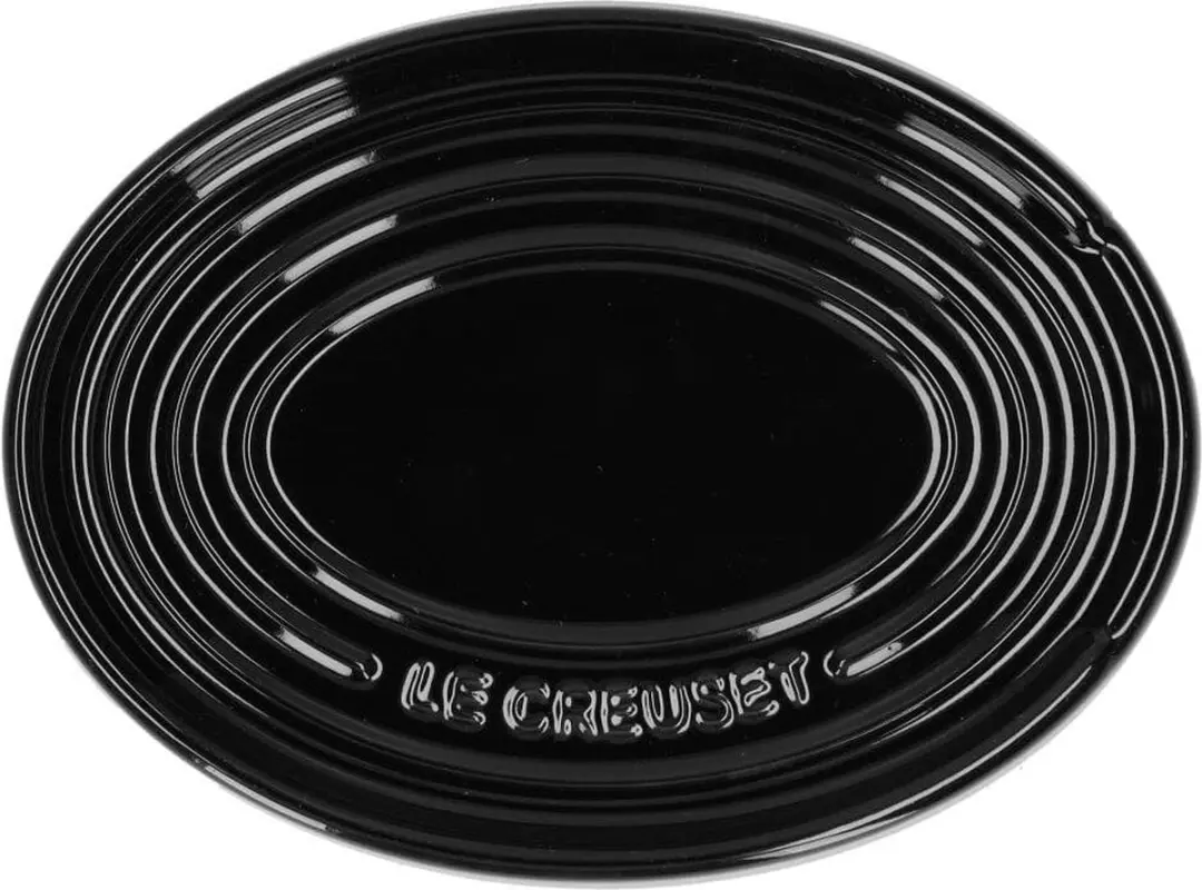 Le Creuset Lepelhouder Ovaal 15cm - Zwart
