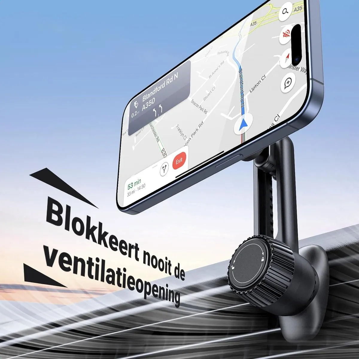 Ugreen Universele Telefoonhouder Magsafe - 4.7-7.2 Inch - Zwart - afbeelding 6 van 6