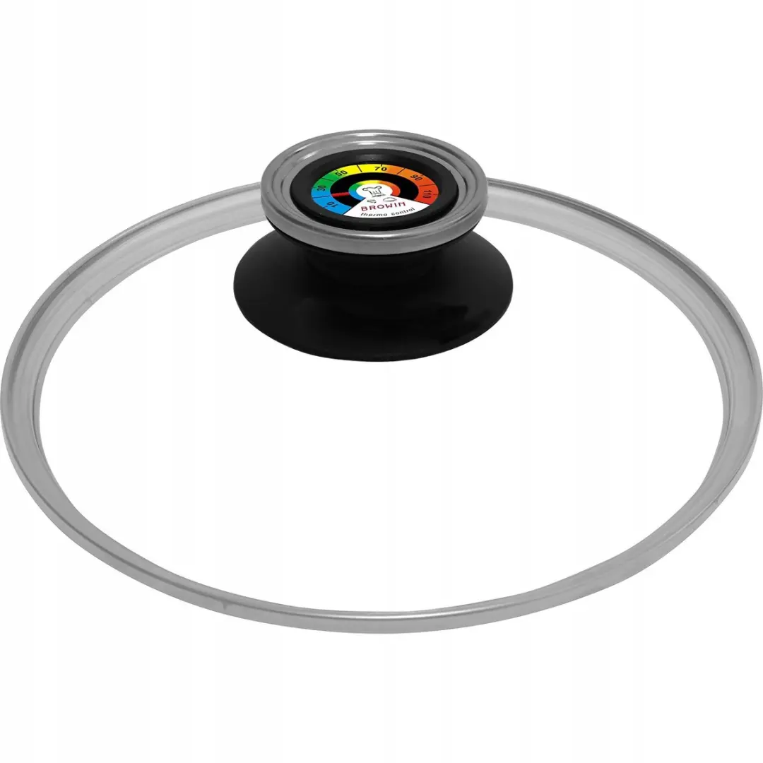 Browin Thermometer met Dekselgreep - Zilver/Zwart - afbeelding 2 van 3