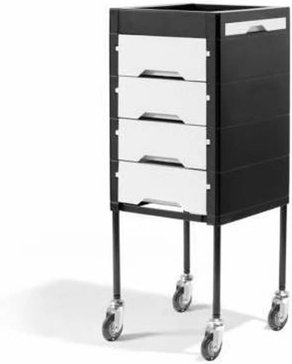Sibel Secret Werkwagen Zwart/Cremewit