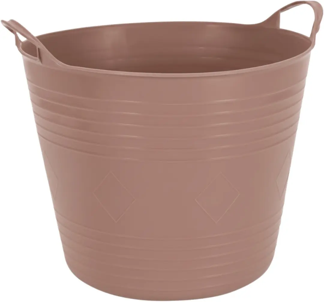 Excellent Houseware Opbergmand Oudroze 27L - 2 Stuks