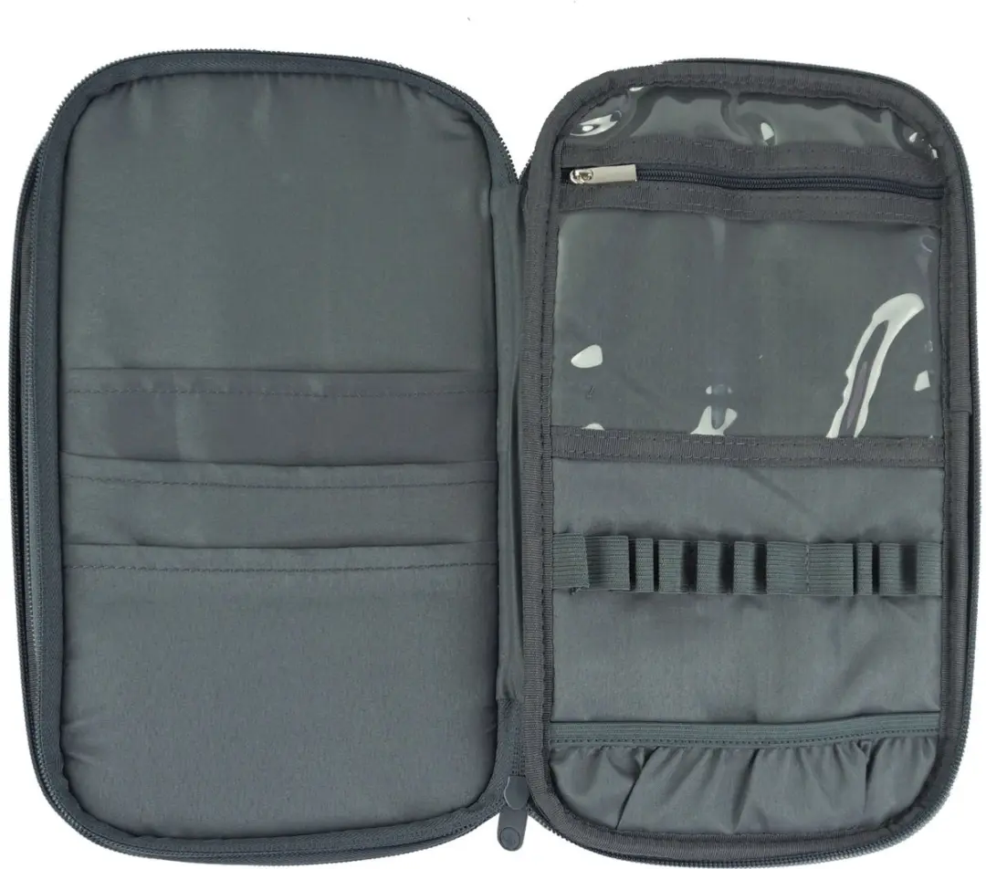 Durable dubbele etui voor haak-breinaalden 30x18x5cm