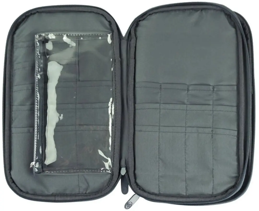 Durable dubbele etui voor haak-breinaalden 30x18x5cm