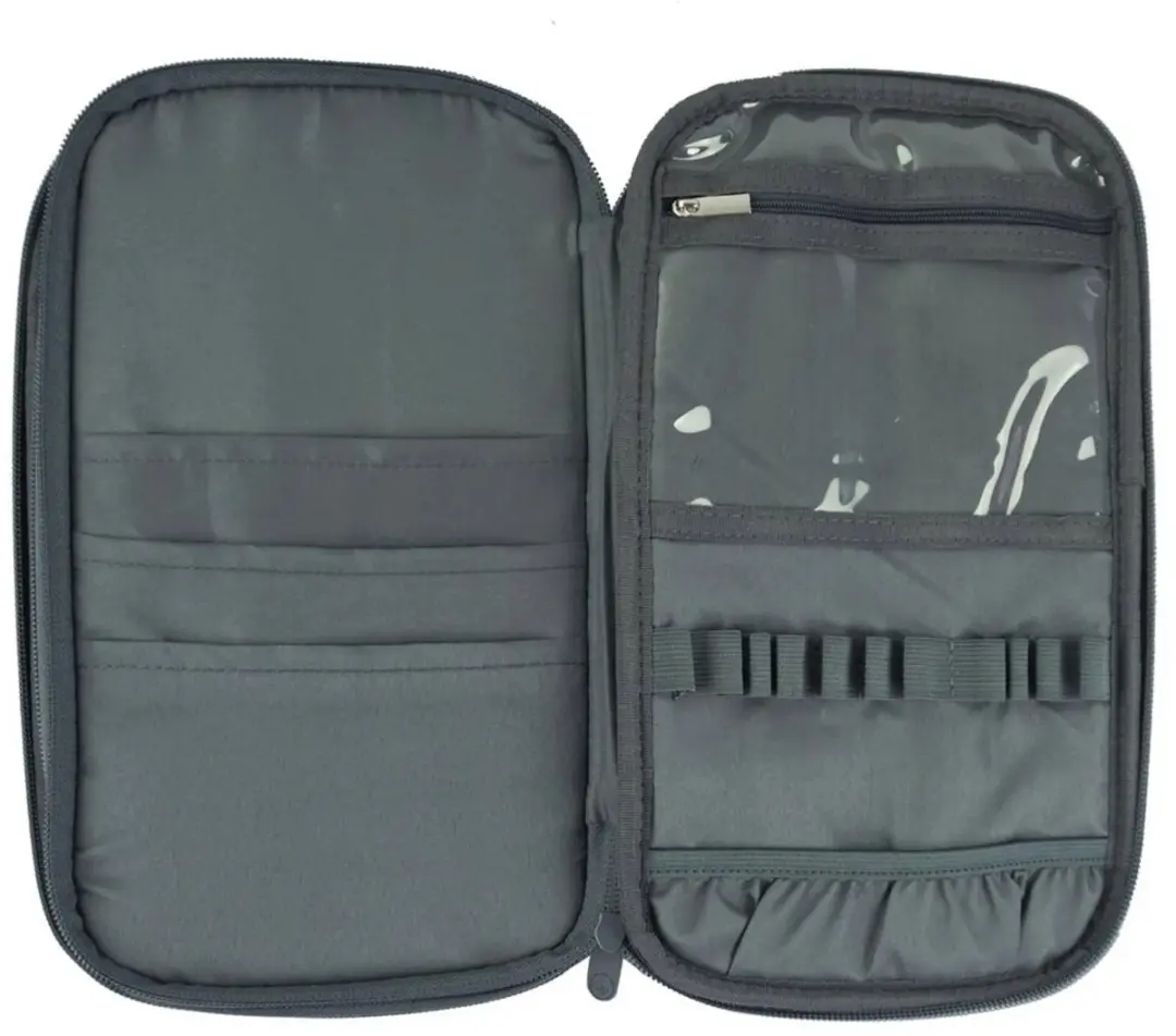 Durable dubbele etui voor haak-breinaalden 30x18x5cm