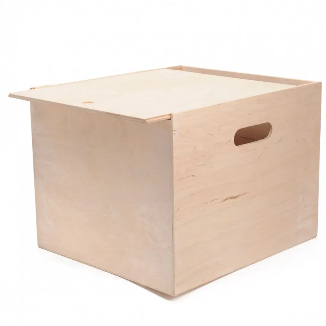 Small foot Houten Opbergkist Blanco 35L - afbeelding 2 van 2
