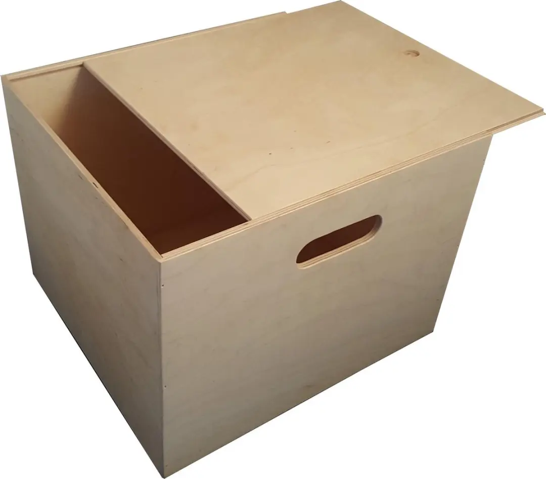 Small foot Houten Opbergkist Blanco 35L