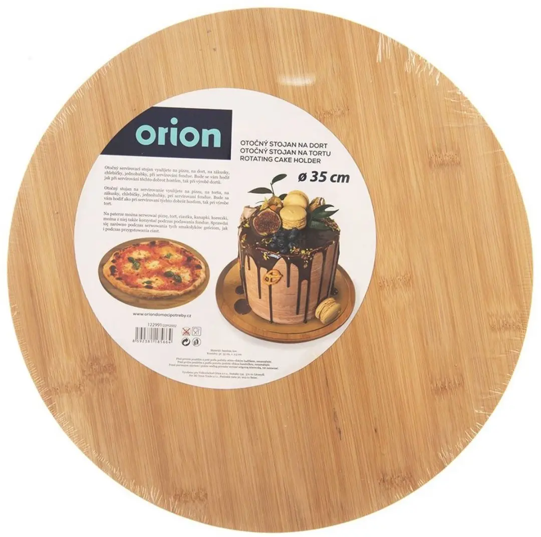 Orion Bambus Draaibare Serveerplank 35cm - Bamboe