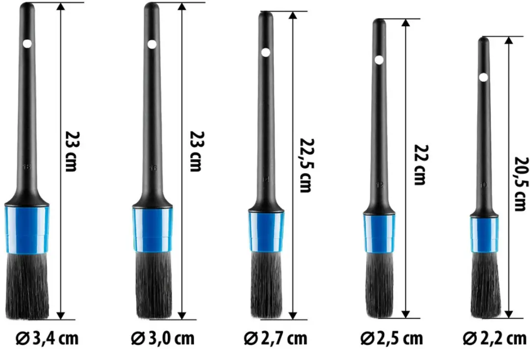Lampa Borstel Set 5-delig - Blauw