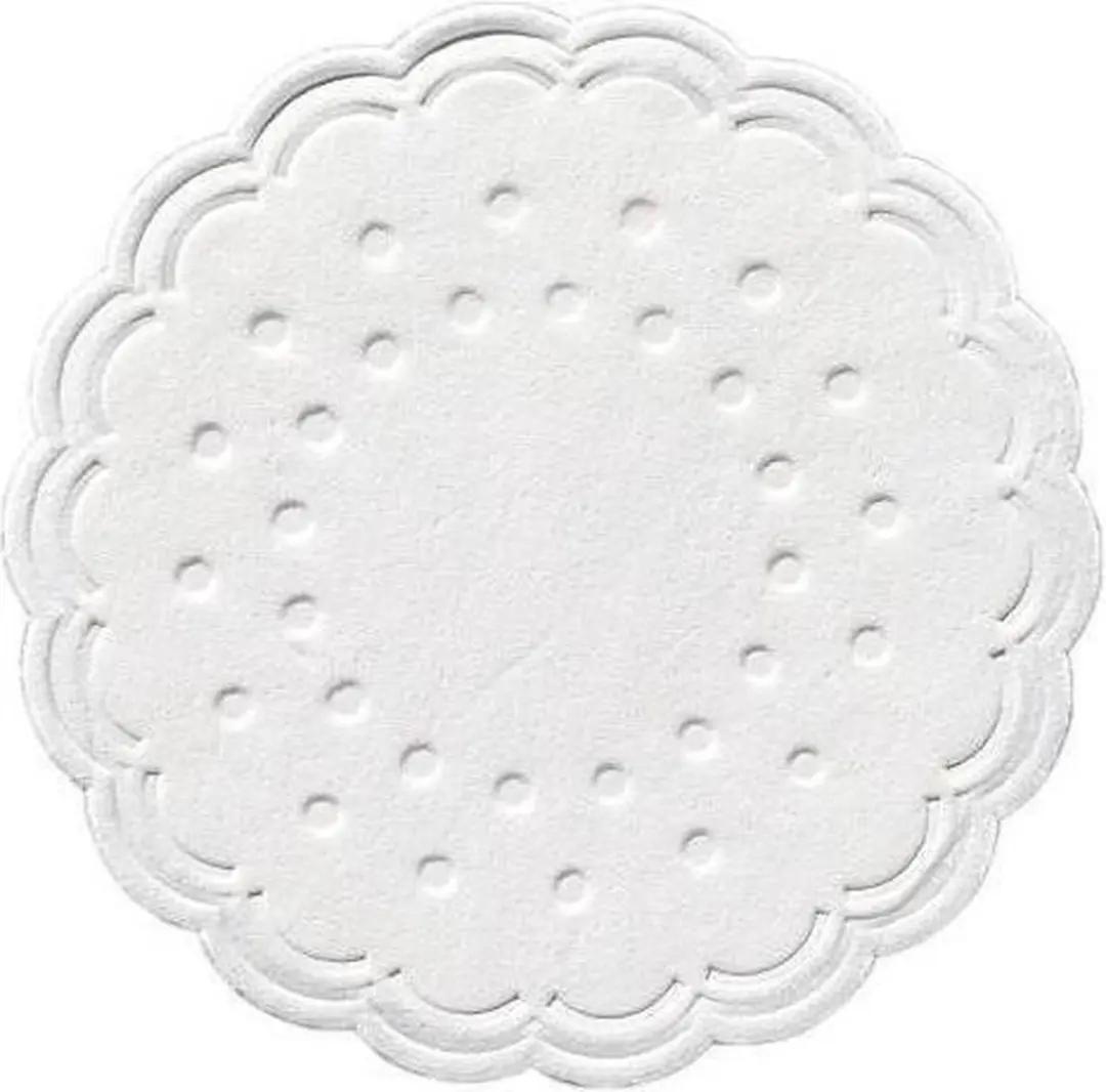 Duni Onderzetters Rond Wit 7,5cm