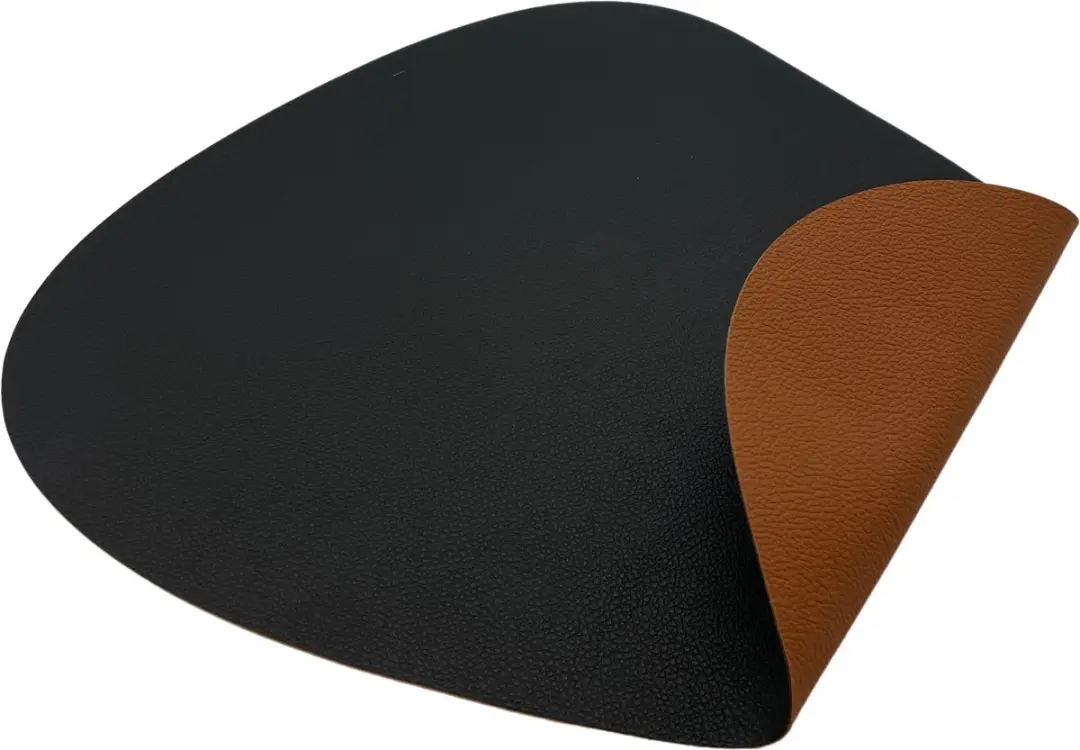 Kade 171 Eivormige Placemats Lederlook 6 Stuks