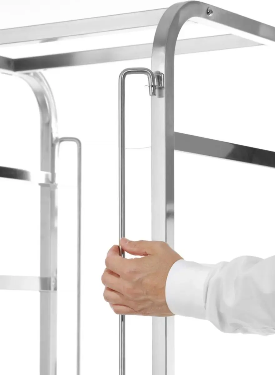 HENDI 810583 Afwaskorven Trolley - 7 Lagen - 500x500mm - RVS
