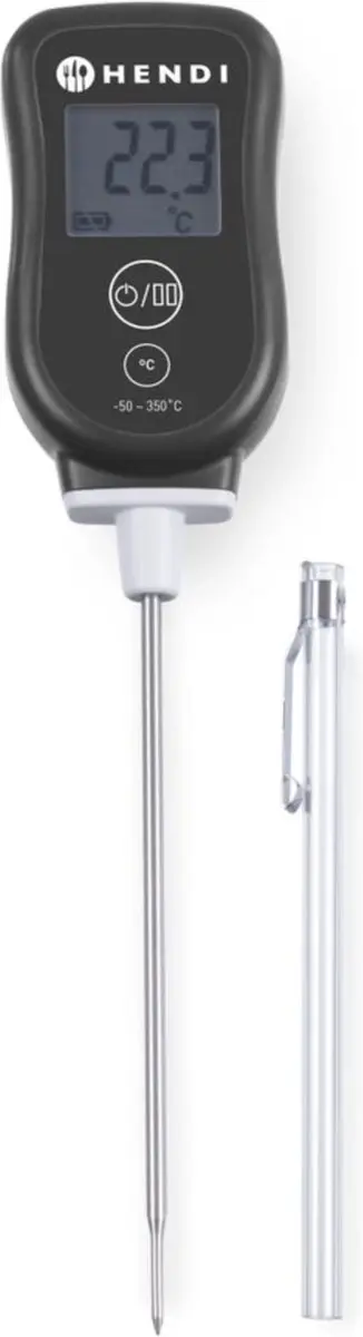 HENDI Digitale Thermometer met Waterdichte Sonde -50°C tot 350°C