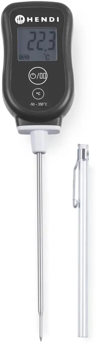 HENDI Digitale Thermometer met Waterdichte Sonde -50°C tot 350°C