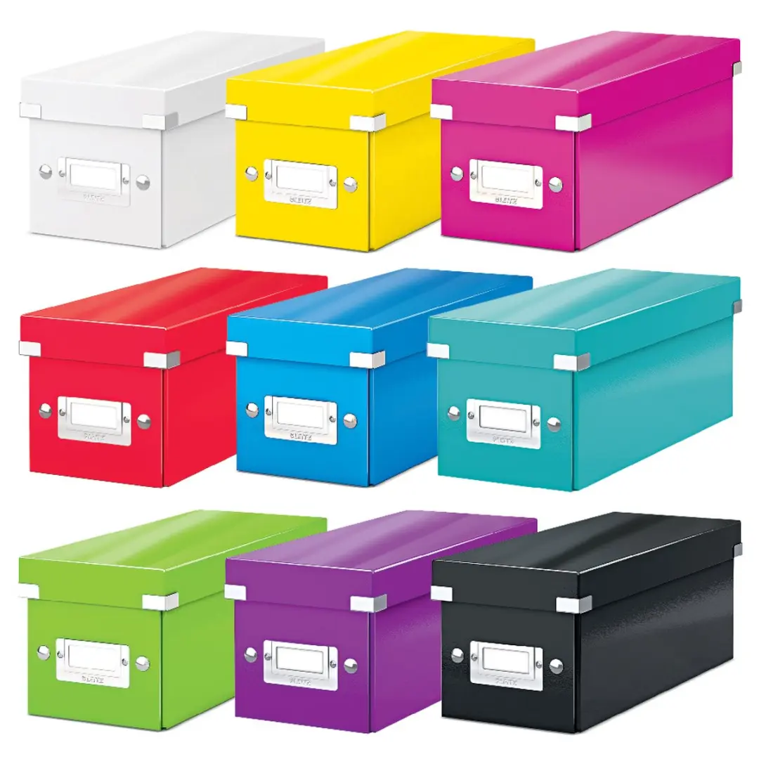 Leitz WOW Click & Store CD/DVD Box - Roze