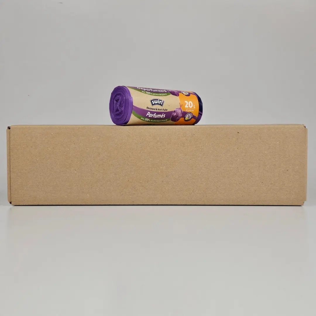 Swirl Vuilniszakken 20L - 288 Stuks (12x24) - Paars