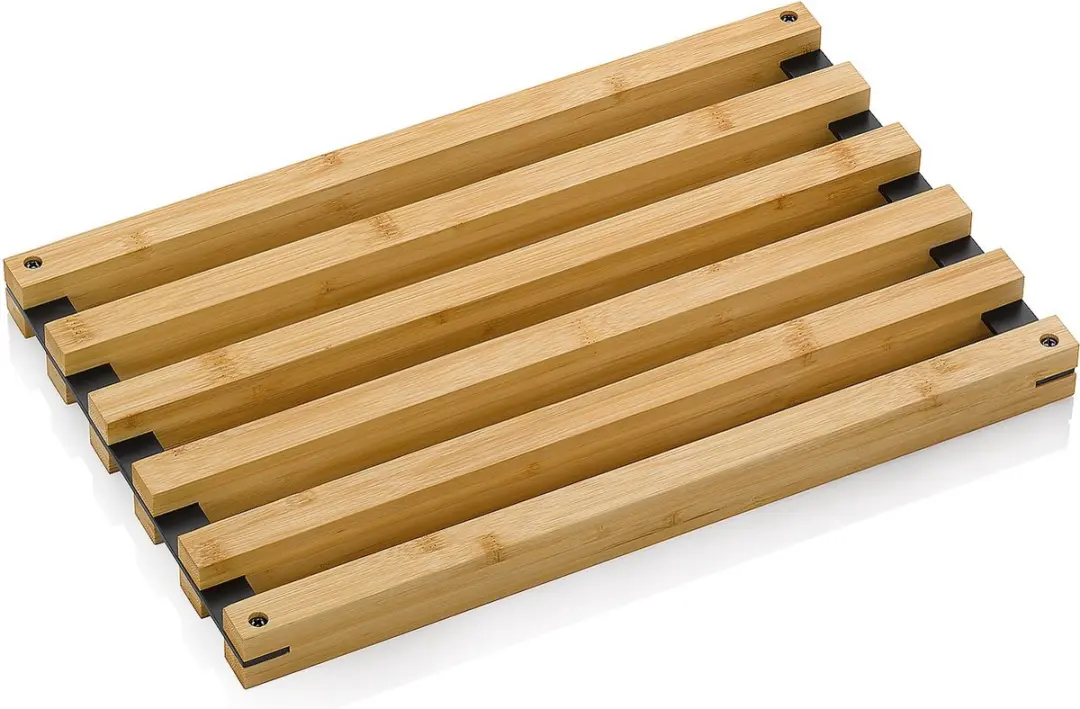 Kela Pan Onderzetter Bamboe 24x38cm - Bruin/Zwart - afbeelding 6 van 6