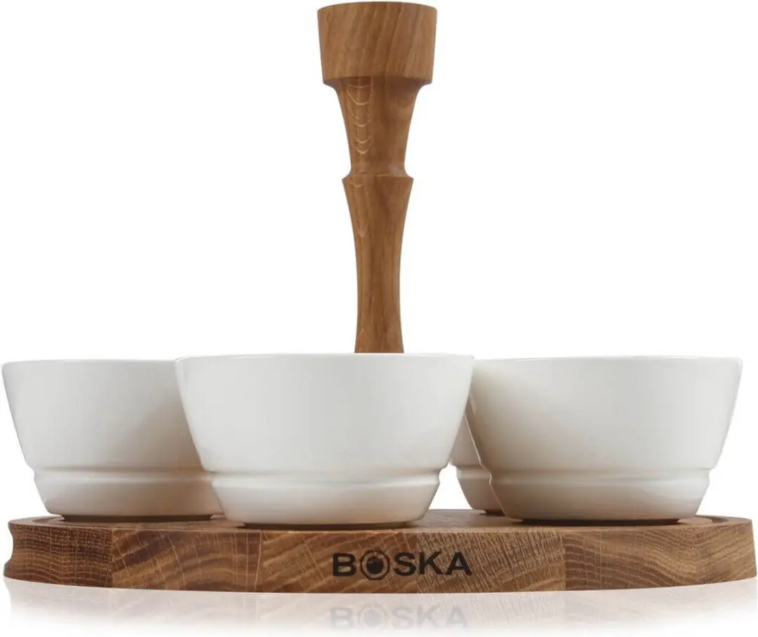 Boska Party Serving Tray Eikenhout 5 Bakjes
