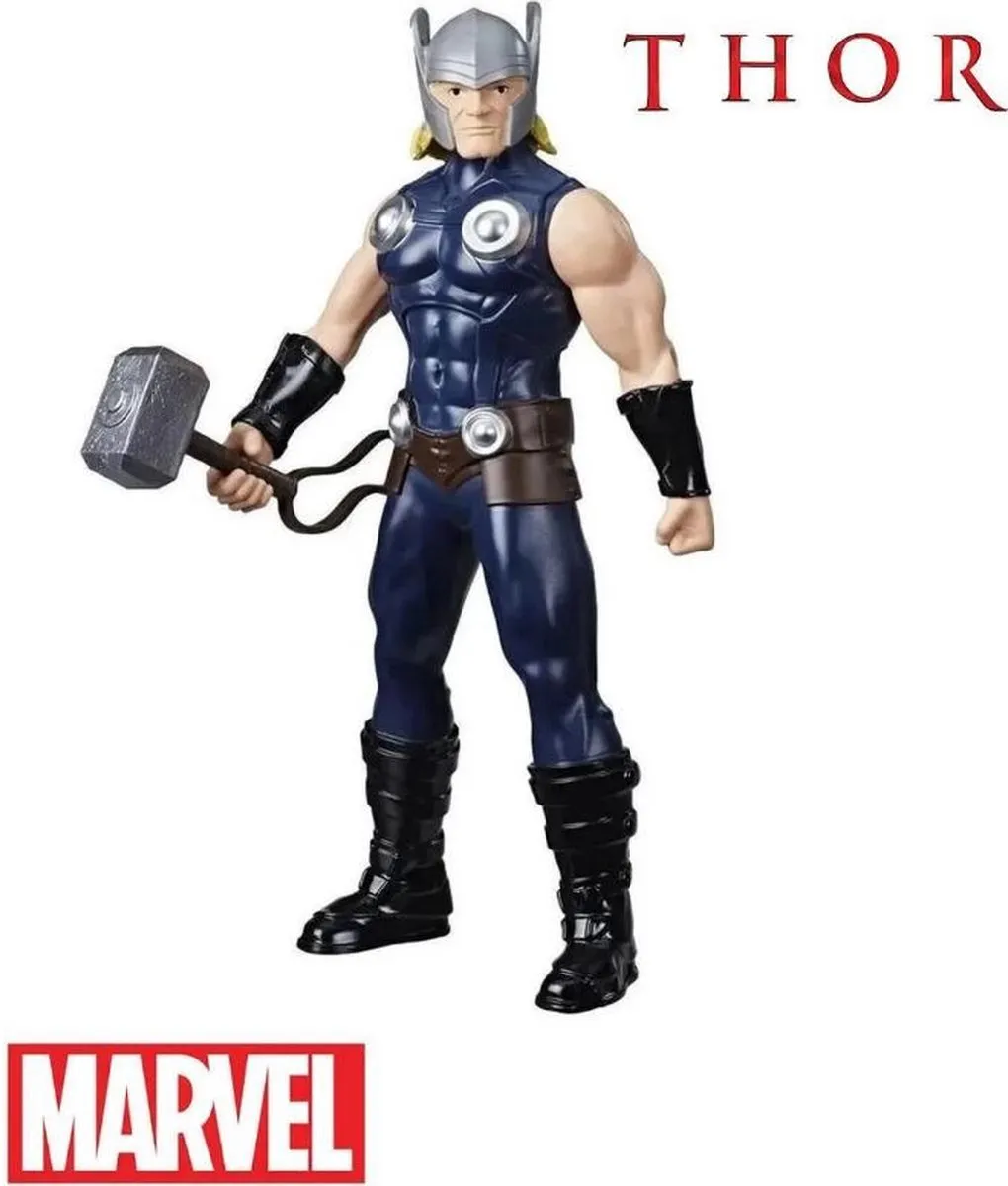 Hasbro Thor Actiefiguur Marvel Avengers V3625C - 24cm - Rood/Wit/Blauw - afbeelding 5 van 6