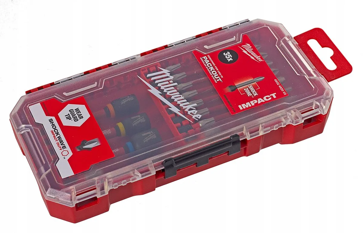 Milwaukee Shockwave Bitset 35-delig - Magnetisch Verlengstuk & Doppen