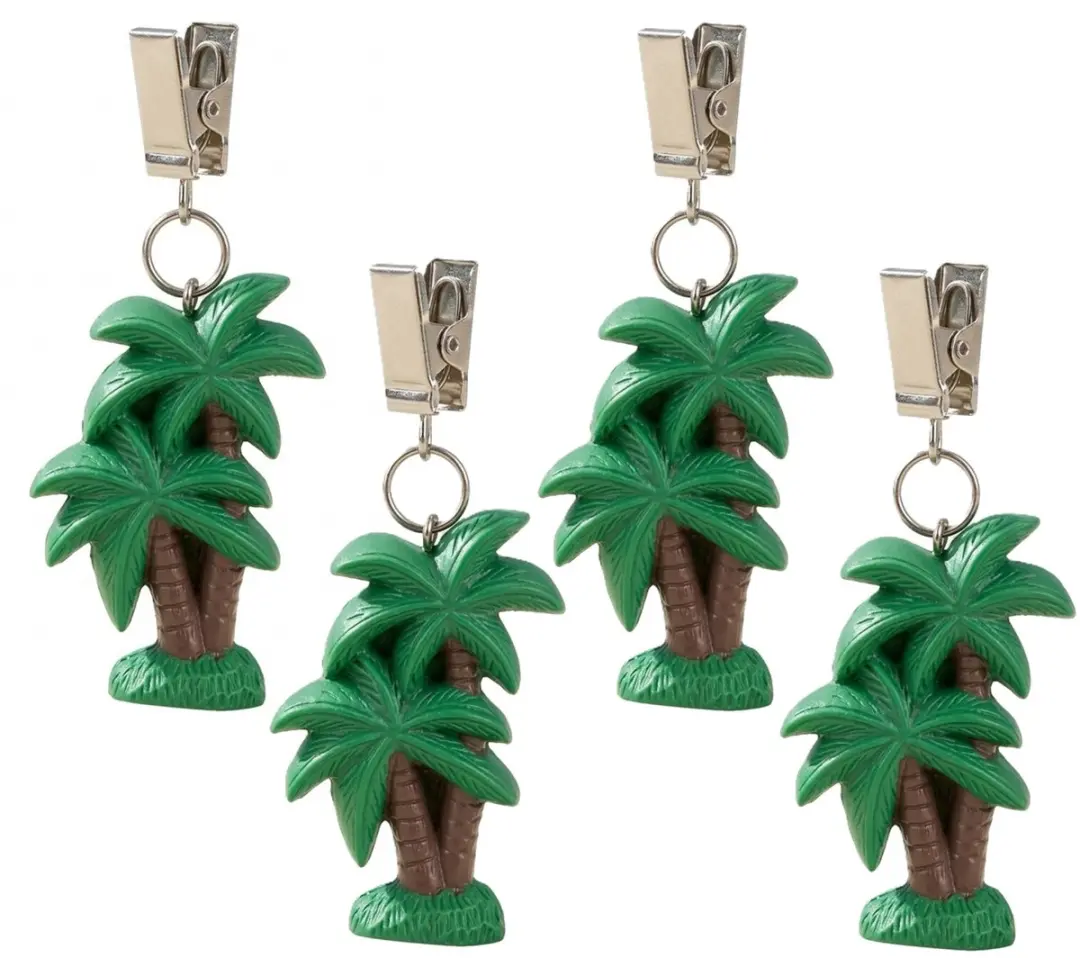 Excellent Houseware Tafelkleedgewichtjes Palmbomen Groen